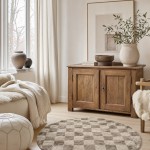 Fluffy Jaquard rund Miljo3